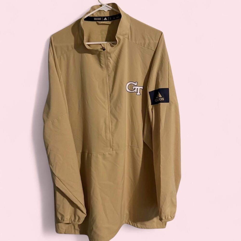 Adidas Jacket Mens 2XL Gold Georgia Tech Yel Adidas Jack Adidas Jacket Mens